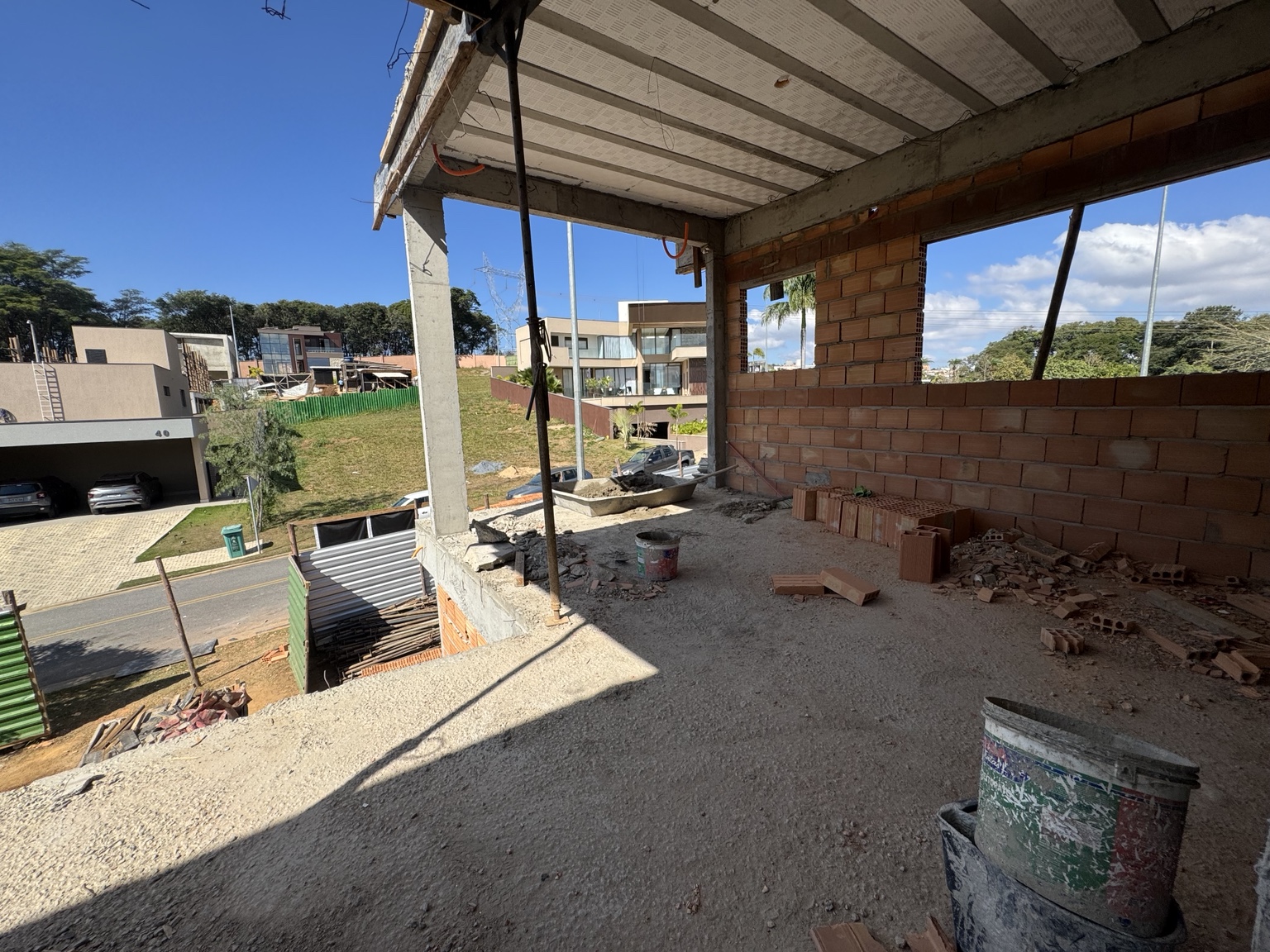 Evolução Da Obra • Preparação Para Acabamentos — Residência Alphaville, registro 8