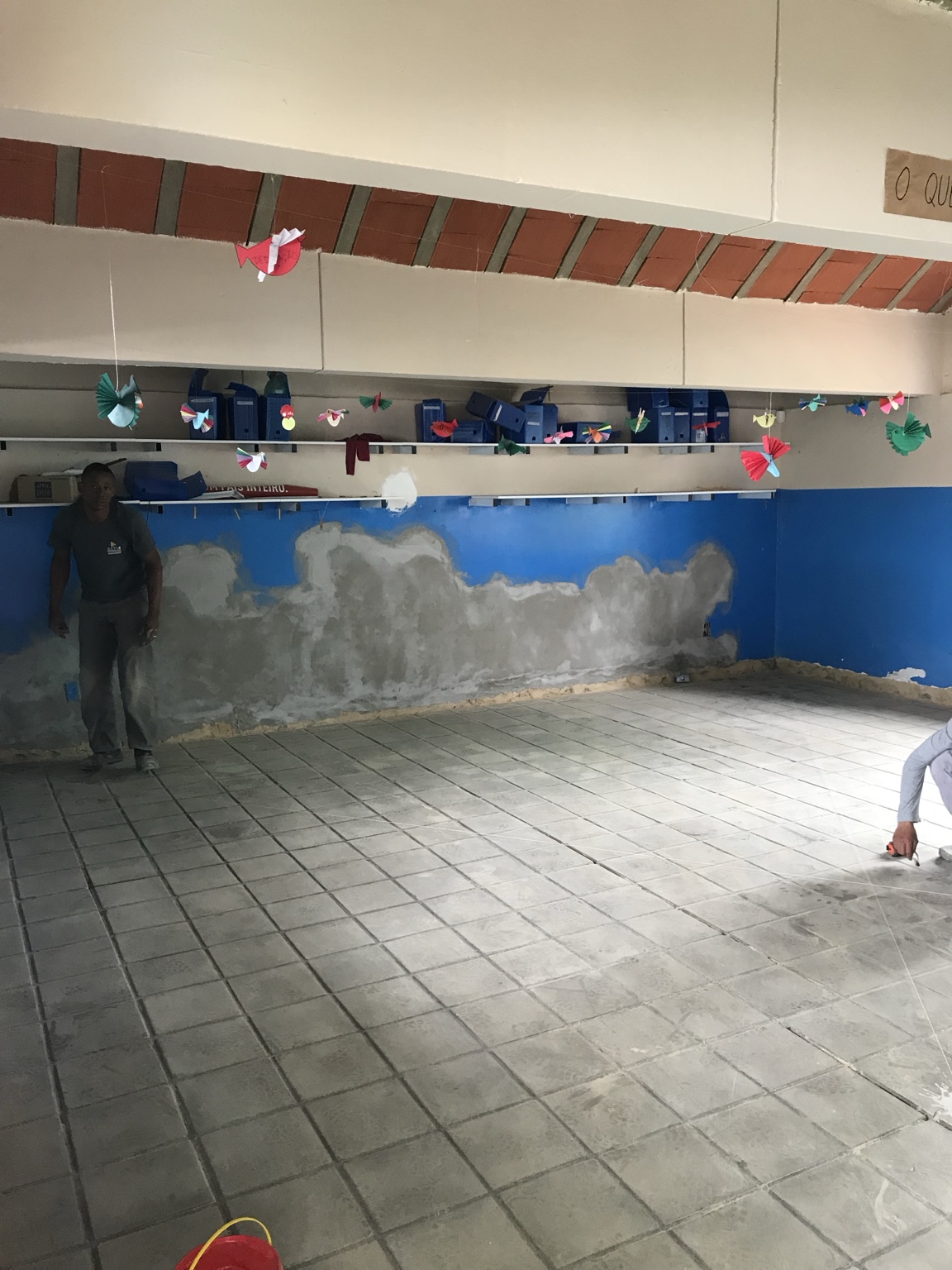 Preparação de ambiente escolar