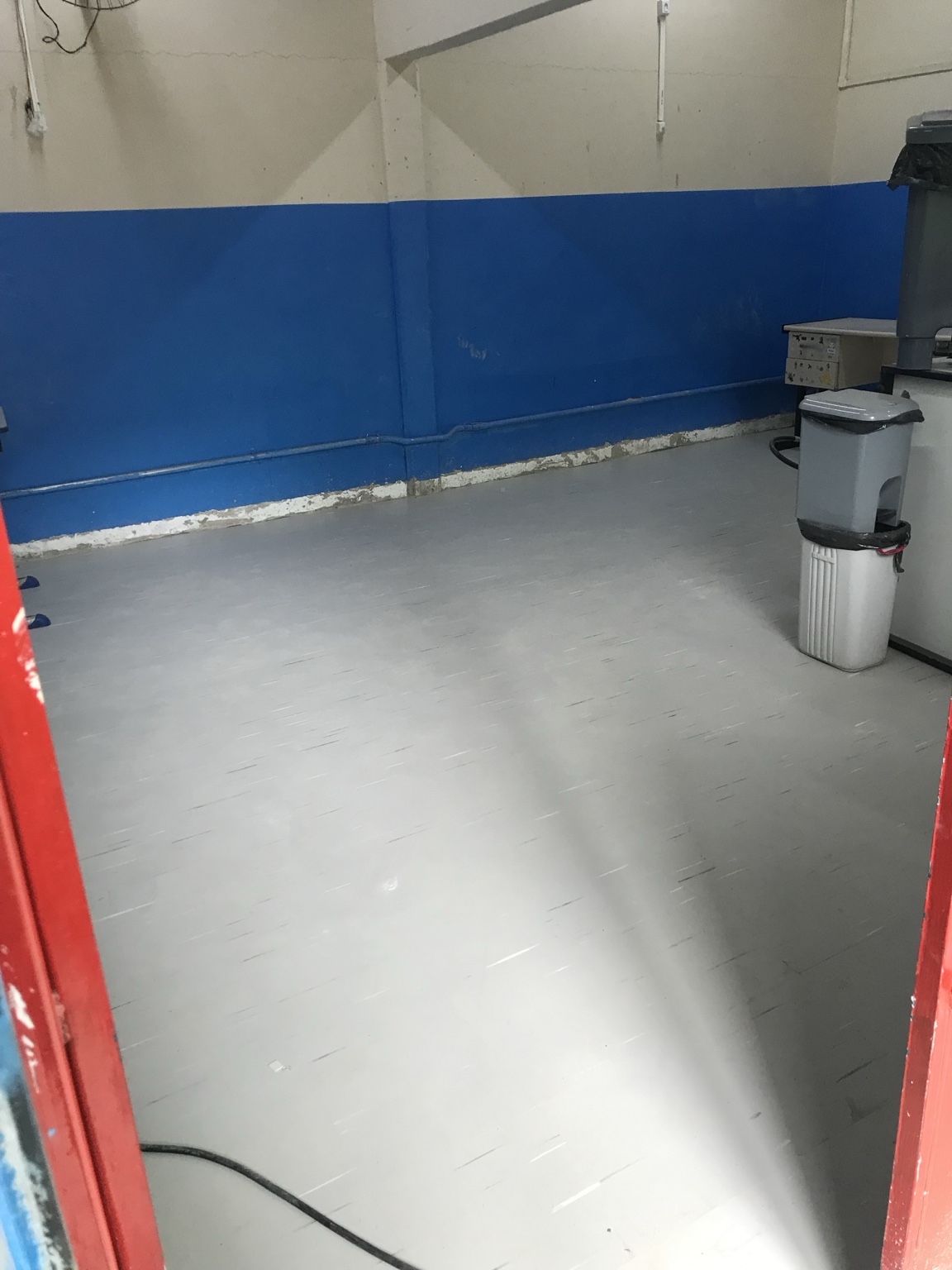 Ambiente com piso executado