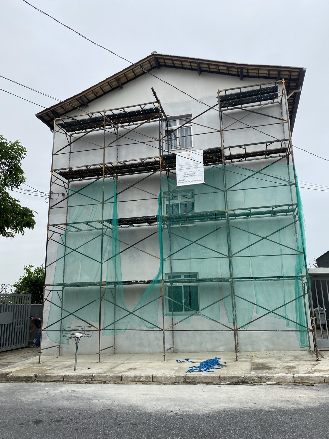 Mobilização da obra de fachada ACTIO
